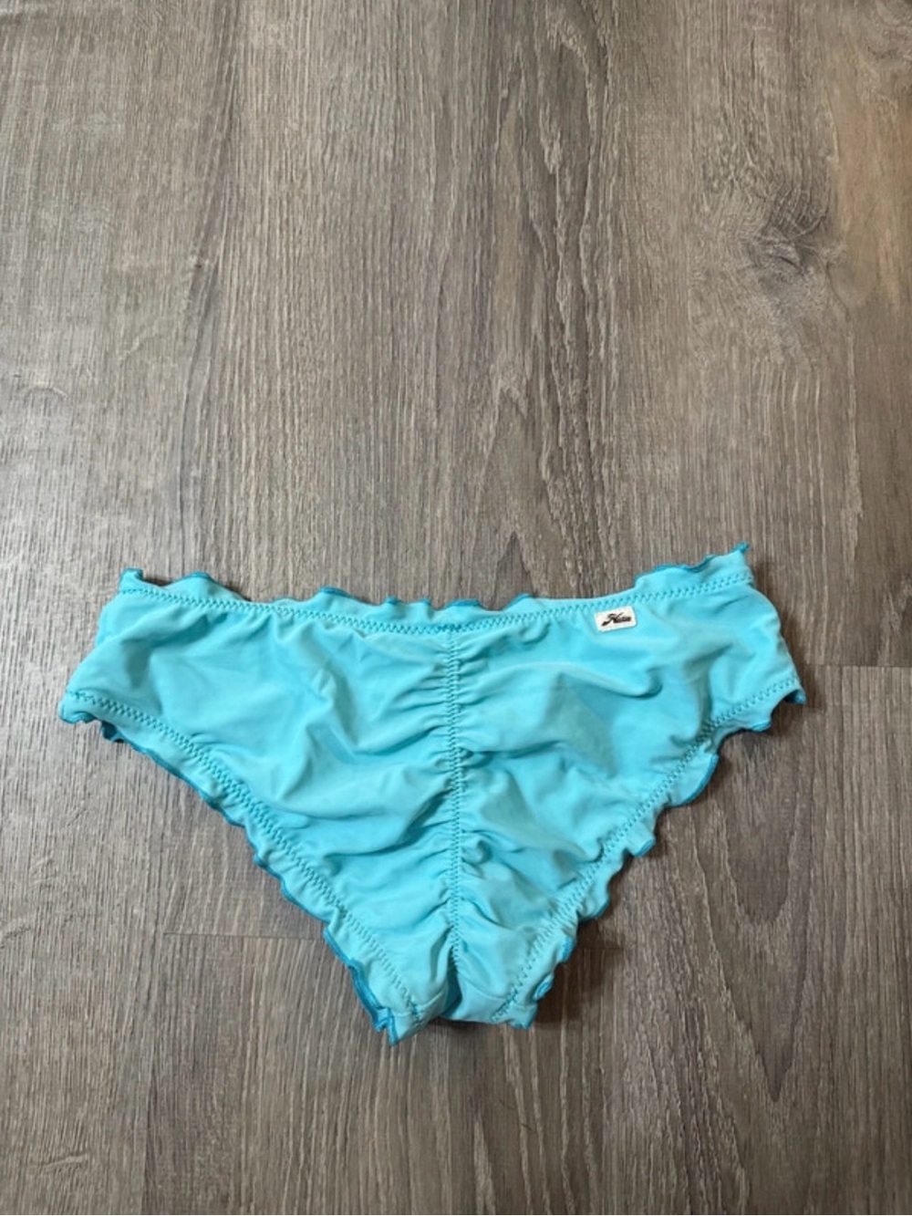 Hobie Turquoise Ruched Bikini Bottoms
